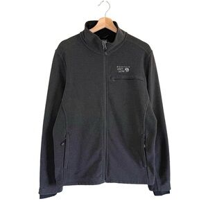 Mountain Hardwear Full Zip Fleece Jacket Charcoal Medium